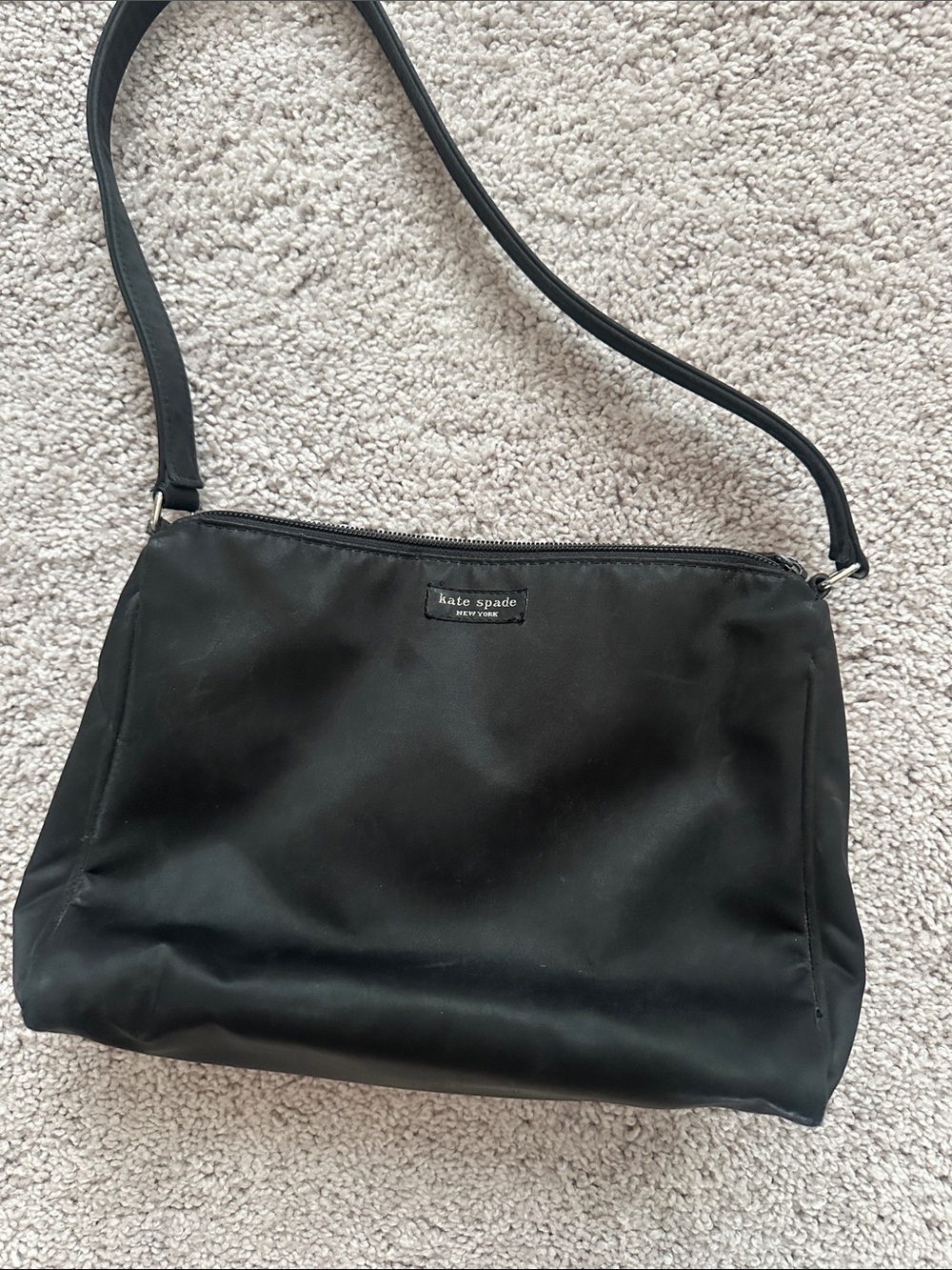 kate spade Black Nylon Shoulder Bag
